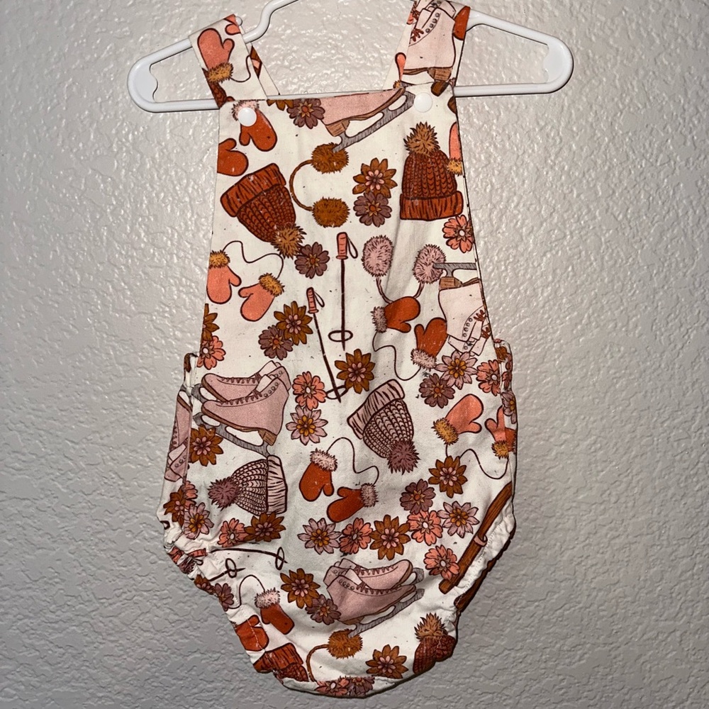 Ruby and Ma vintage ice skate romper size 2T